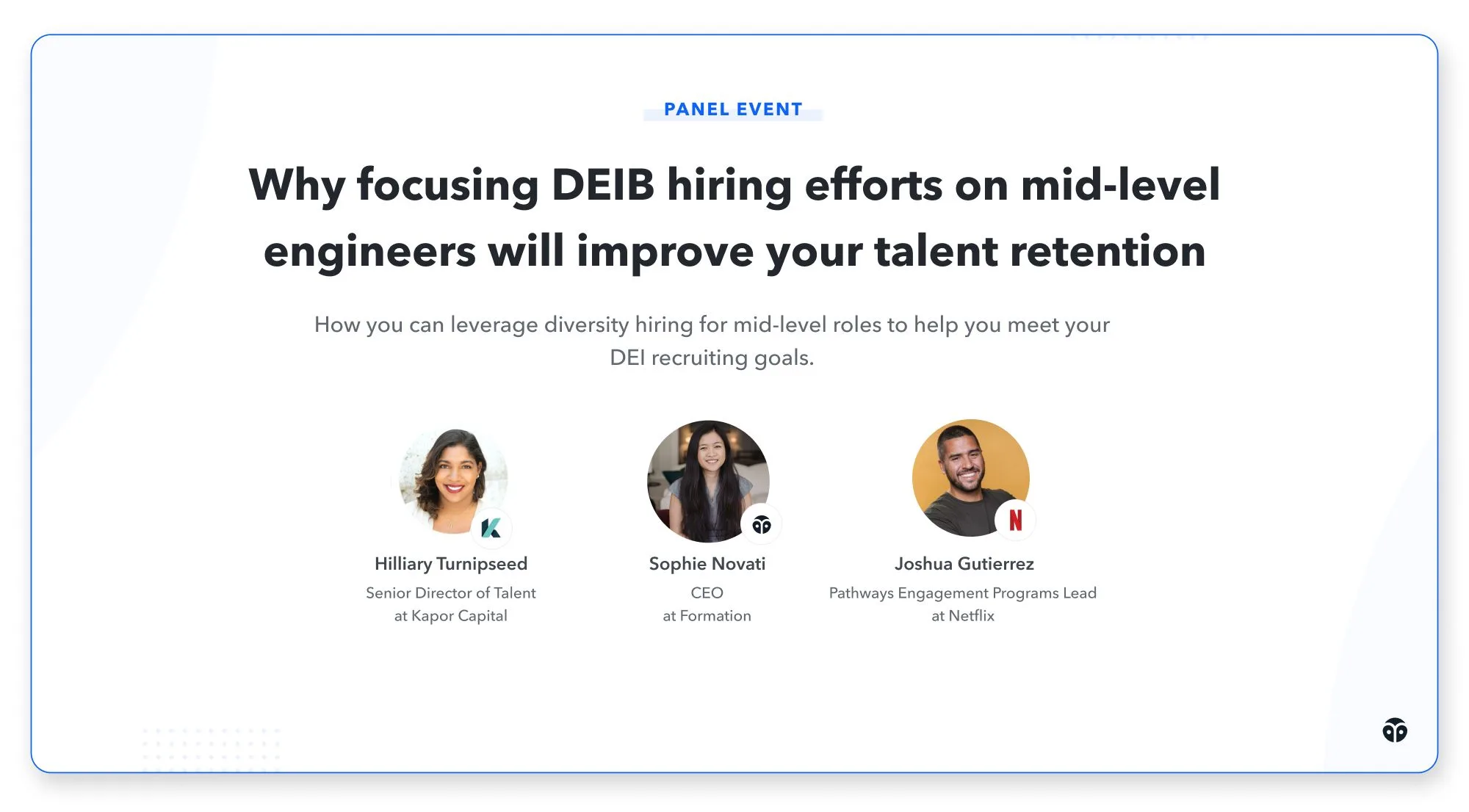 Webinar Recap: How representation in leadership impacts employee retention
